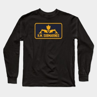 H.M. Submarines Patch Long Sleeve T-Shirt